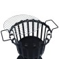vidaXL Brasero de jardín con parrila BBQ acero inoxidable 47,5 cm vidaXL Brasero de jardín con parrila BBQ acero inoxidable 47,5 cm