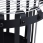 vidaXL Brasero de jardín con parrila BBQ acero inoxidable 47,5 cm vidaXL Brasero de jardín con parrila BBQ acero inoxidable 47,5 cm