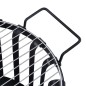 vidaXL Brasero de jardín con parrila BBQ acero inoxidable 47,5 cm vidaXL Brasero de jardín con parrila BBQ acero inoxidable 47,5 cm