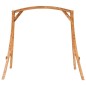 vidaXL Columpio de madera maciza curvada con acabado de teca vidaXL Columpio de madera maciza curvada con acabado de teca