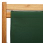 vidaXL Silla de playa plegable madera de eucalipto y tela verde vidaXL Silla de playa plegable madera de eucalipto y tela verde