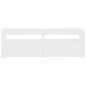 vidaXL Mueble para TV con luces LED blanco 120x35x40 cm