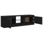 vidaXL Mueble para TV con luces LED negro 120x30x35,5 cm