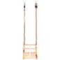 vidaXL Columpio para bebé con cinturón de seguridad madera de pino vidaXL Columpio para bebé con cinturón de seguridad madera de pino