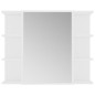 vidaXL Armario de espejo de baño madera contrachapada 80x20,5x64 cm vidaXL Armario de espejo de baño madera contrachapada 80x20,5x64 cm