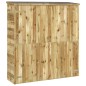 vidaXL Cobertizo de herramientas madera pino maciza 163x50x171 cm vidaXL Cobertizo de herramientas madera pino maciza 163x50x171 cm