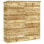 vidaXL Cobertizo de herramientas madera pino maciza 163x50x171 cm vidaXL Cobertizo de herramientas madera pino maciza 163x50x171 cm