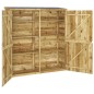 vidaXL Cobertizo de herramientas madera pino maciza 163x50x171 cm vidaXL Cobertizo de herramientas madera pino maciza 163x50x171 cm