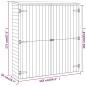 vidaXL Cobertizo de herramientas madera pino maciza 163x50x171 cm vidaXL Cobertizo de herramientas madera pino maciza 163x50x171 cm