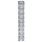 vidaXL Valla de jardín de acero galvanizado plateado 50x1 m