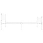 vidaXL Estructura de cama de metal blanco 90x200 cm vidaXL Estructura de cama de metal blanco 90x200 cm