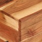 vidaXL Caja de almacenaje madera maciza de acacia 39x28x31 cm