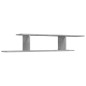 vidaXL Estante de pared de TV contrachapado gris hormigón 125x18x23 cm vidaXL Estante de pared de TV contrachapado gris hormigón 125x18x23 cm