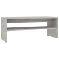 vidaXL Mesa de centro madera contrachapada gris hormigón 100x40x40 cm vidaXL Mesa de centro madera contrachapada gris hormigón 100x40x40 cm