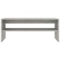 vidaXL Mesa de centro madera contrachapada gris hormigón 100x40x40 cm vidaXL Mesa de centro madera contrachapada gris hormigón 100x40x40 cm