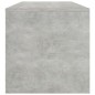 vidaXL Mesa de centro madera contrachapada gris hormigón 100x40x40 cm vidaXL Mesa de centro madera contrachapada gris hormigón 100x40x40 cm
