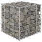vidaXL Arriate de gaviones cúbico alambre de acero 40x40x40 cm vidaXL Arriate de gaviones cúbico alambre de acero 40x40x40 cm