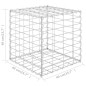 vidaXL Arriate de gaviones cúbico alambre de acero 40x40x40 cm vidaXL Arriate de gaviones cúbico alambre de acero 40x40x40 cm