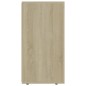 vidaXL Aparador madera contrachapada color roble Sonoma 120x36x69 cm vidaXL Aparador madera contrachapada color roble Sonoma 120x36x69 cm