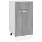 vidaXL Armario bajo cocina madera ingeniería gris Sonoma 40x46x81,5 cm vidaXL Armario bajo cocina madera ingeniería gris Sonoma 40x46x81,5 cm