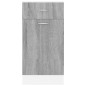 vidaXL Armario bajo cocina madera ingeniería gris Sonoma 40x46x81,5 cm vidaXL Armario bajo cocina madera ingeniería gris Sonoma 40x46x81,5 cm