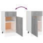 vidaXL Armario bajo cocina madera ingeniería gris Sonoma 40x46x81,5 cm vidaXL Armario bajo cocina madera ingeniería gris Sonoma 40x46x81,5 cm