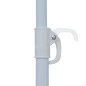 vidaXL Sombrilla refugio de playa de tela azul y blanca 180 cm