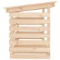 vidaXL Leñero de madera maciza de pino 108x73x79 cm vidaXL Leñero de madera maciza de pino 108x73x79 cm