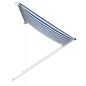 vidaXL Toldo retráctil 200x150 cm azul y blanco vidaXL Toldo retráctil 200x150 cm azul y blanco