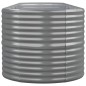 vidaXL Jardinera arriate acero recubrimiento polvo gris 368x80x68 cm vidaXL Jardinera arriate acero recubrimiento polvo gris 368x80x68 cm