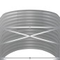 vidaXL Jardinera arriate acero recubrimiento polvo gris 368x80x68 cm vidaXL Jardinera arriate acero recubrimiento polvo gris 368x80x68 cm