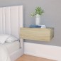 vidaXL Mesita noche flotantes contrachapada color roble 40x30x15 cm vidaXL Mesita noche flotantes contrachapada color roble 40x30x15 cm