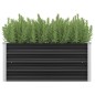 vidaXL Arriate de acero galvanizado gris antracita 100x40x45 cm vidaXL Arriate de acero galvanizado gris antracita 100x40x45 cm