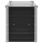 vidaXL Arriate de acero galvanizado gris antracita 100x40x45 cm vidaXL Arriate de acero galvanizado gris antracita 100x40x45 cm