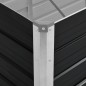 vidaXL Arriate de acero galvanizado gris antracita 100x40x45 cm vidaXL Arriate de acero galvanizado gris antracita 100x40x45 cm