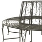 vidaXL Banco para árbol de jardín acero 160 cm vidaXL Banco para árbol de jardín acero 160 cm