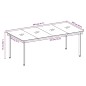 vidaXL Juego de comedor de jardín 9 piezas marrón vidaXL Juego de comedor de jardín 9 piezas marrón