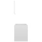 vidaXL Set muebles de baño 2 piezas madera contrachapada blanco brillo vidaXL Set muebles de baño 2 piezas madera contrachapada blanco brillo
