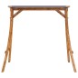 vidaXL Estructura columpio techo antracita madera curvada acabado teca vidaXL Estructura columpio techo antracita madera curvada acabado teca