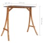 vidaXL Estructura columpio techo antracita madera curvada acabado teca vidaXL Estructura columpio techo antracita madera curvada acabado teca