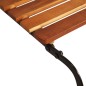 vidaXL Tumbona ajustable de madera maciza de acacia y patas de acero vidaXL Tumbona ajustable de madera maciza de acacia y patas de acero