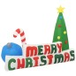 vidaXL Árbol de Navidad inflable Merry Christmas con LEDs 240x188 cm vidaXL Árbol de Navidad inflable Merry Christmas con LEDs 240x188 cm
