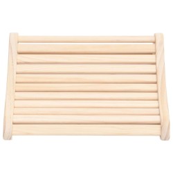 vidaXL Reposacabezas para sauna madera maciza de pino