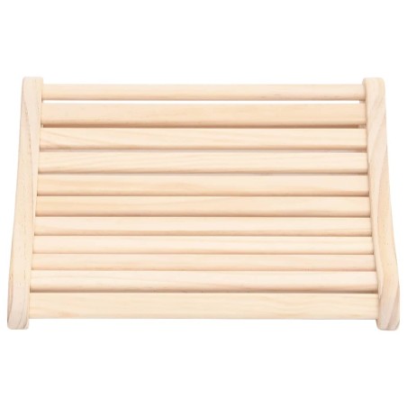 vidaXL Reposacabezas para sauna madera maciza de pino