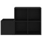 vidaXL Zapatero de recibidor madera contrachapada negro 105x35,5x70 cm vidaXL Zapatero de recibidor madera contrachapada negro 105x35,5x70 cm