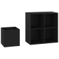 vidaXL Zapatero de recibidor madera contrachapada negro 105x35,5x70 cm vidaXL Zapatero de recibidor madera contrachapada negro 105x35,5x70 cm