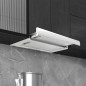 vidaXL Campana extractora empotrada plana aluminio acero inox 480 m³/h vidaXL Campana extractora empotrada plana aluminio acero inox 480 m³/h