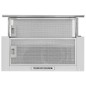 vidaXL Campana extractora empotrada plana aluminio acero inox 480 m³/h vidaXL Campana extractora empotrada plana aluminio acero inox 480 m³/h