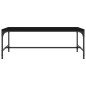 vidaXL Mesa de centro de madera contrachapada negro 100x50x35 cm vidaXL Mesa de centro de madera contrachapada negro 100x50x35 cm