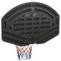 vidaXL Tablero de baloncesto polietileno negro 90x60x2 cm vidaXL Tablero de baloncesto polietileno negro 90x60x2 cm